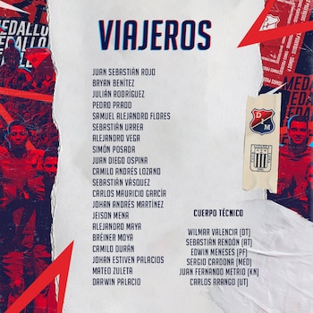 Convocados de DIM para choque