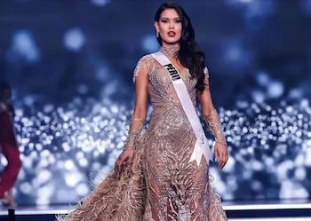 La candidata peruana de Miss