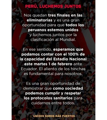 Perú vs Ecuador: Jugadores de