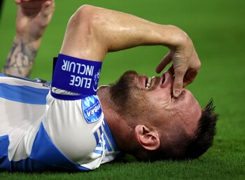 Por su lesión, Lautaro Martínez