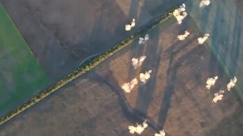 La batería de artillería que