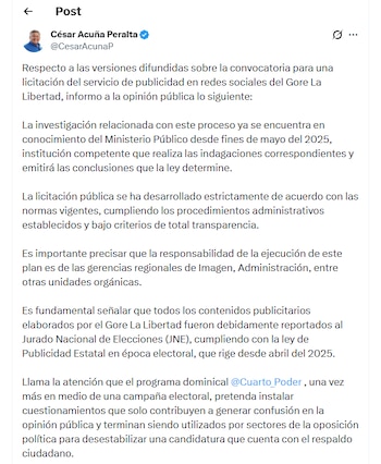 El gobierno regional organizó un