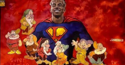 El mural dedicado a Lamine Yamal (TVBOY - INSTAGRAM)