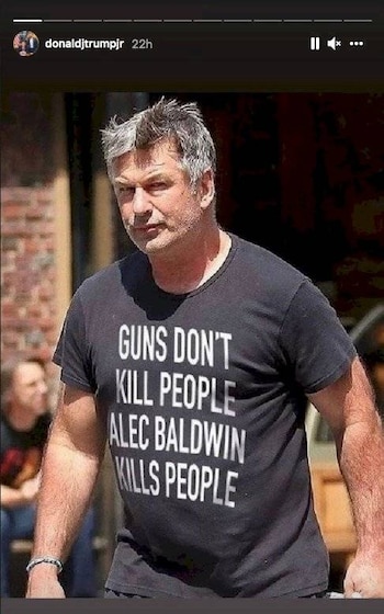 Donald Trump Jr incluso subió