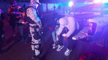 Al ser localizados, uno de