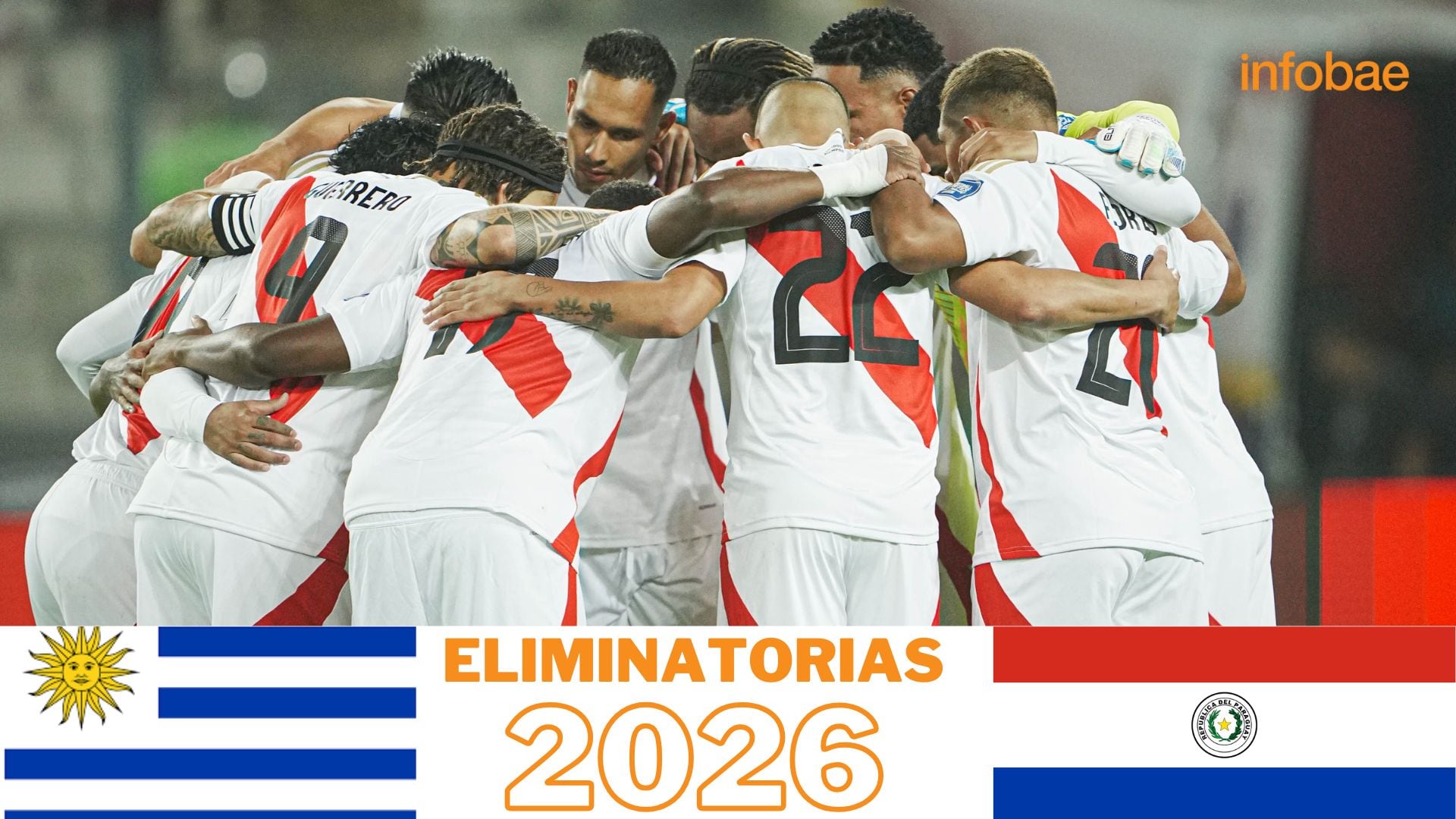 Programación confirmada de Perú en las Eliminatorias 2026