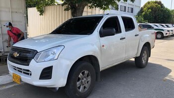 Camioneta en la que se