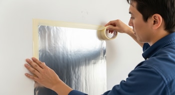 El papel aluminio sobre la