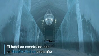 Casi 200 kilómetros por encima del Circulo Polar Ártico, el “IceHotel” recibe a decenas de turistas en el norte de Suecia. Los huéspedes deben resistir temperaturas de -5°C en sus habitaciones. VERSIÓN SUBTITULADA