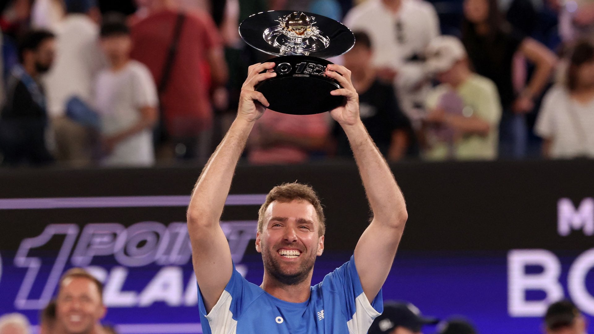 Jordan Smith ganó el 1 point Slam del Australian Open