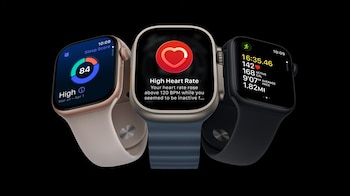 La nueva generación de relojes inteligentes de Apple amplía las funciones de salud. (Apple)