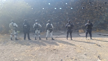 Miembros de la Guardia Nacional