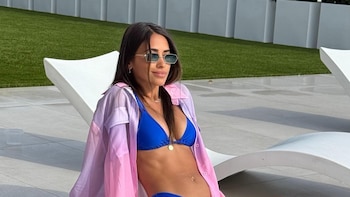 Antonela Roccuzzo inauguró la temporada de verano en Miami con una postal en bikini