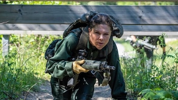 Victoria de Suecia, en su formación militar (@kungahuset)