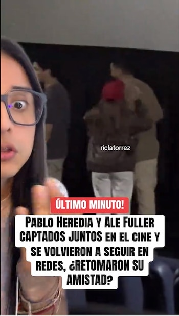 El creador de contenido aseguró que ambos volvieron a seguirse en Instagram y que Fuller habría usado gorra para no ser reconocida. TikTok