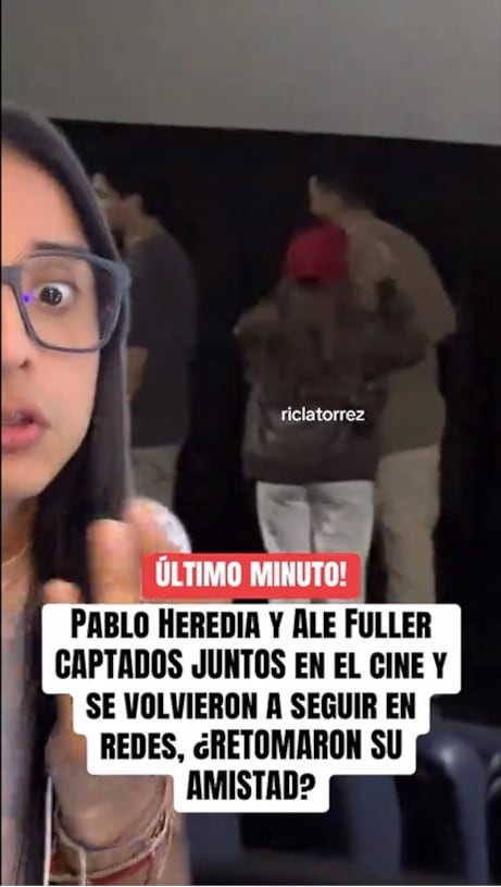 El creador de contenido aseguró que ambos volvieron a seguirse en Instagram y que Fuller habría usado gorra para no ser reconocida. TikTok