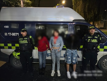 Las hoy capturadas contaban con antecedentes judiciales - crédito Mebog