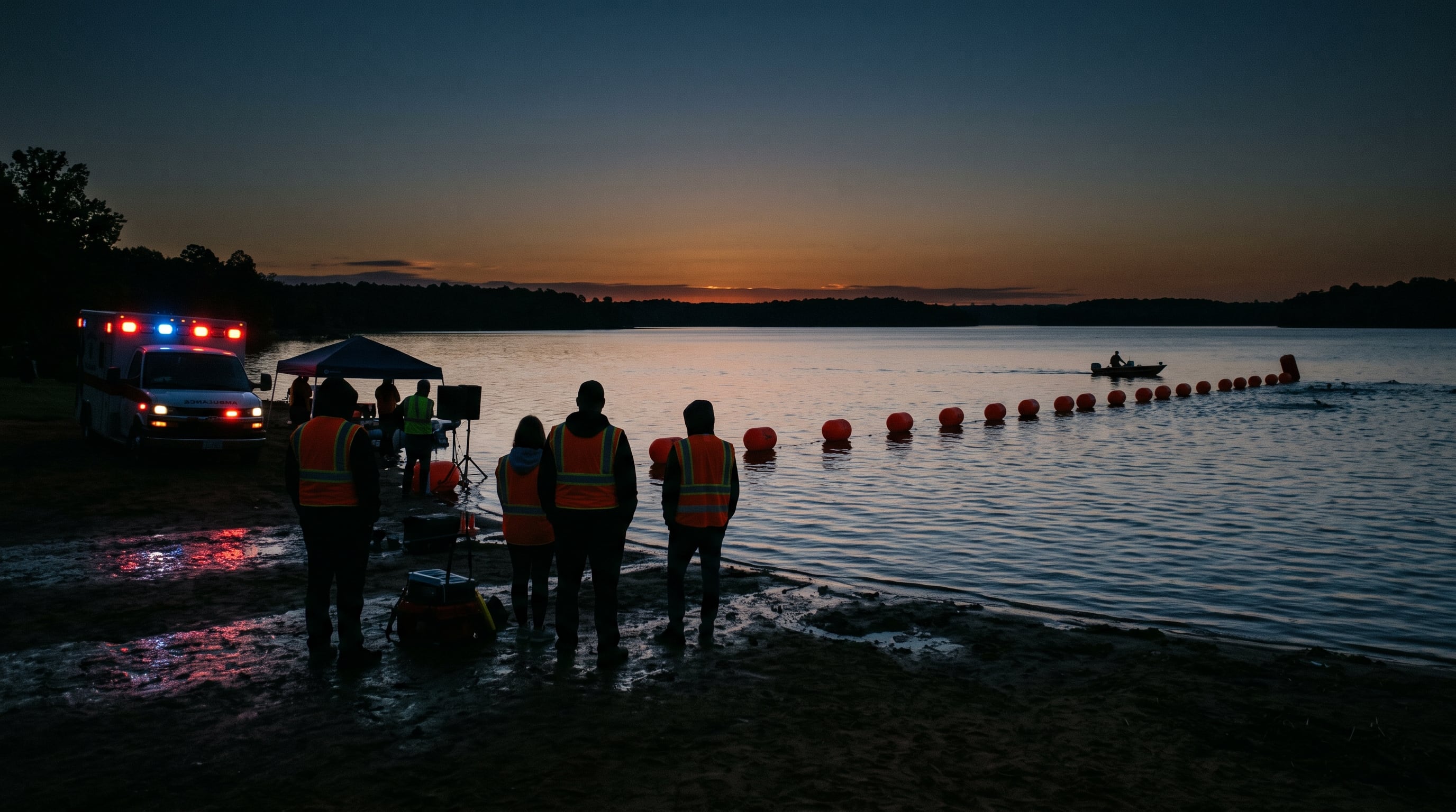El competidor, de 51 años, fue encontrado en el lago Monona a las 7:47 y llevado sin signos vitales a la orilla, recibió reanimación y murió luego en un centro médico en Madison (Imagen Ilustrativa Infobae)