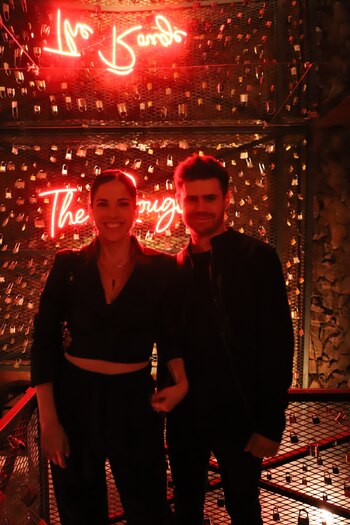 Cande Molfese y Gastón Soffritti