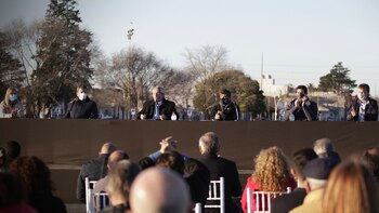 El acto de Olavarría quedó