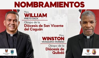 Wiston Mosquera, el primer obispo