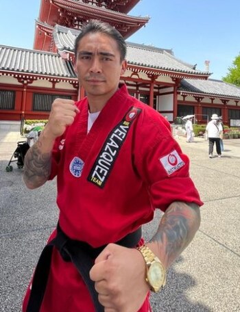 El pelador colombiano Dumar Roa,