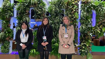 Las legisladoras Eugenia Duré, Gladys