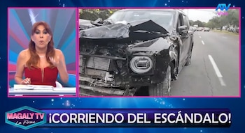 Magaly Medina asegura que Laura Spoya deberá asumir más de US$ 20 mil entre deducibles, penalidades y multas. Captura: Magaly TV La Firme.