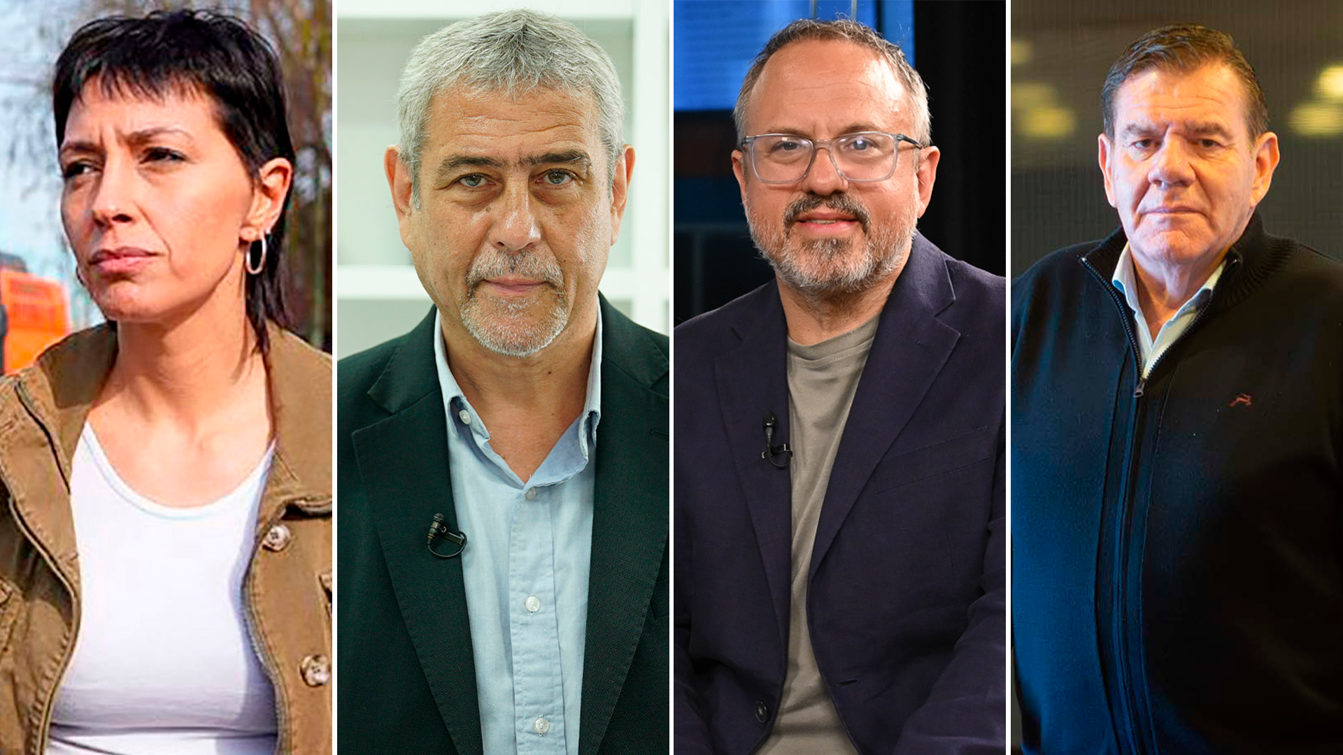 Mayra Mendoza, Jorge Ferraresi, Diego Valenzuela y Guillermo Montenegro