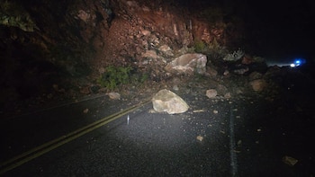 Derrumbe en la Ruta 40 de Neuquén: hay corte total en el tramo de los Siete Lagos