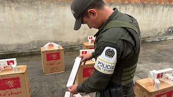 Golpe al contrabando en Ipiales: incautan 14.000 cajetillas de cigarrillos avaluadas en más de $80 millones