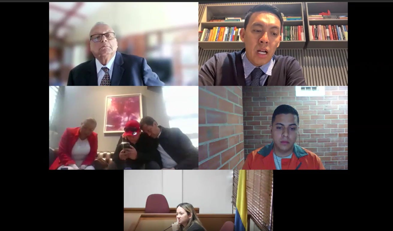 - crédito Captura de pantalla Audiencia Virtual Paloquemao