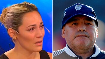 Rocío Oliva y Diego Maradona