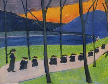 “Otoño, escuela” (1907) de Marianne