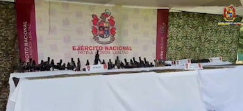 Las autoridades incautaron 16 armas largas y 3.451 cartuchos durante el operativo contra una estructura residual en Tumaco - crédito Ejército Nacional de Colombia