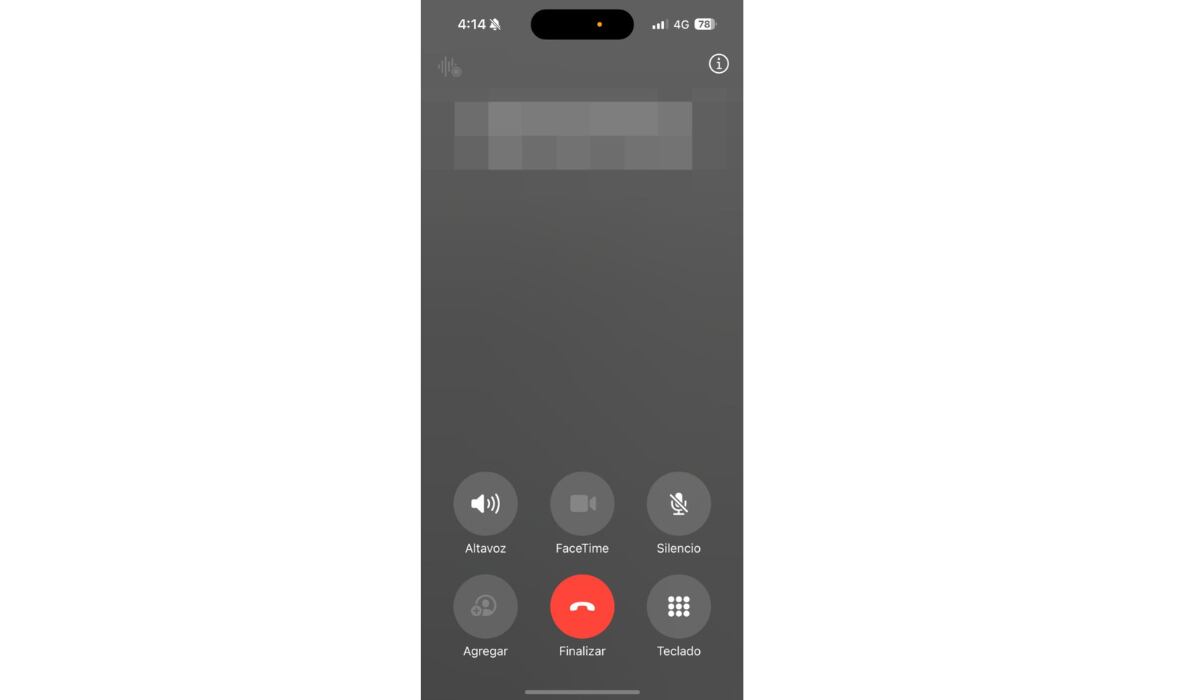 En iPhone se debe pulsar el ícono de las ondas para empezar a grabar. (Apple)