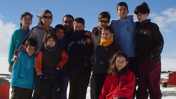 Fabián y Mary con una