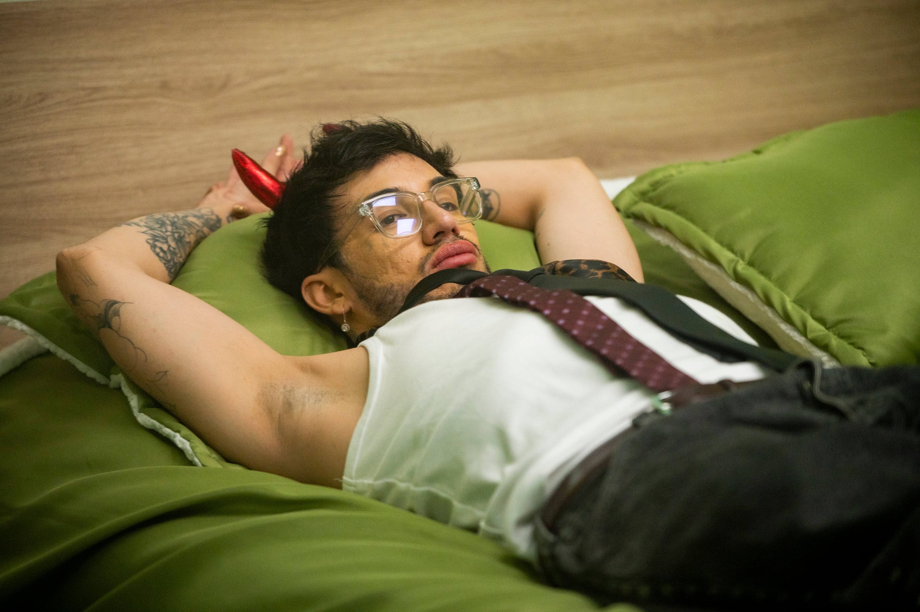 Valentino Lázaro tendrá que lidiar una semana con su rival - crédito cortesía Canal RCN