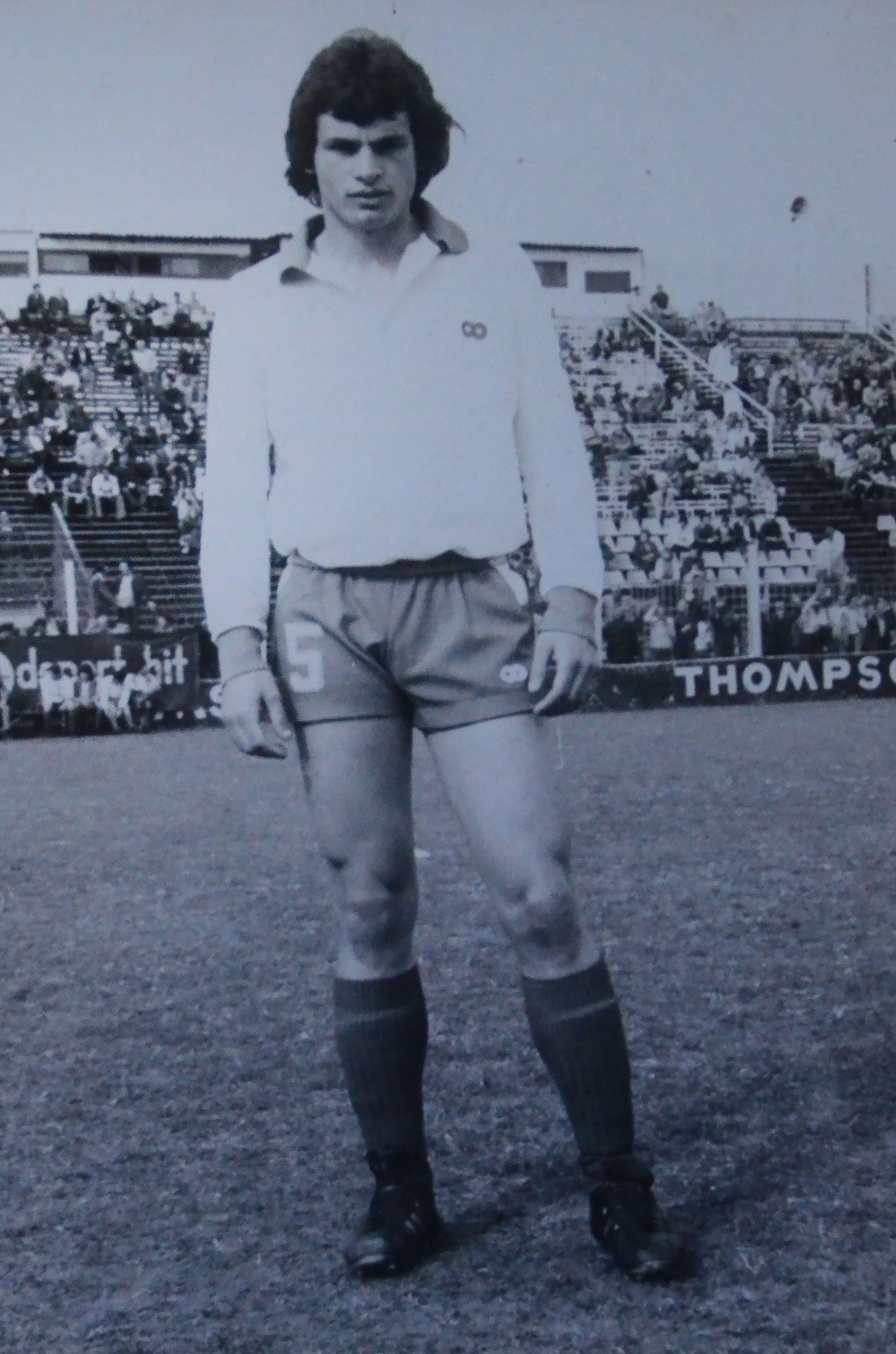 Rubén Giacobetti, en su época de futbolista