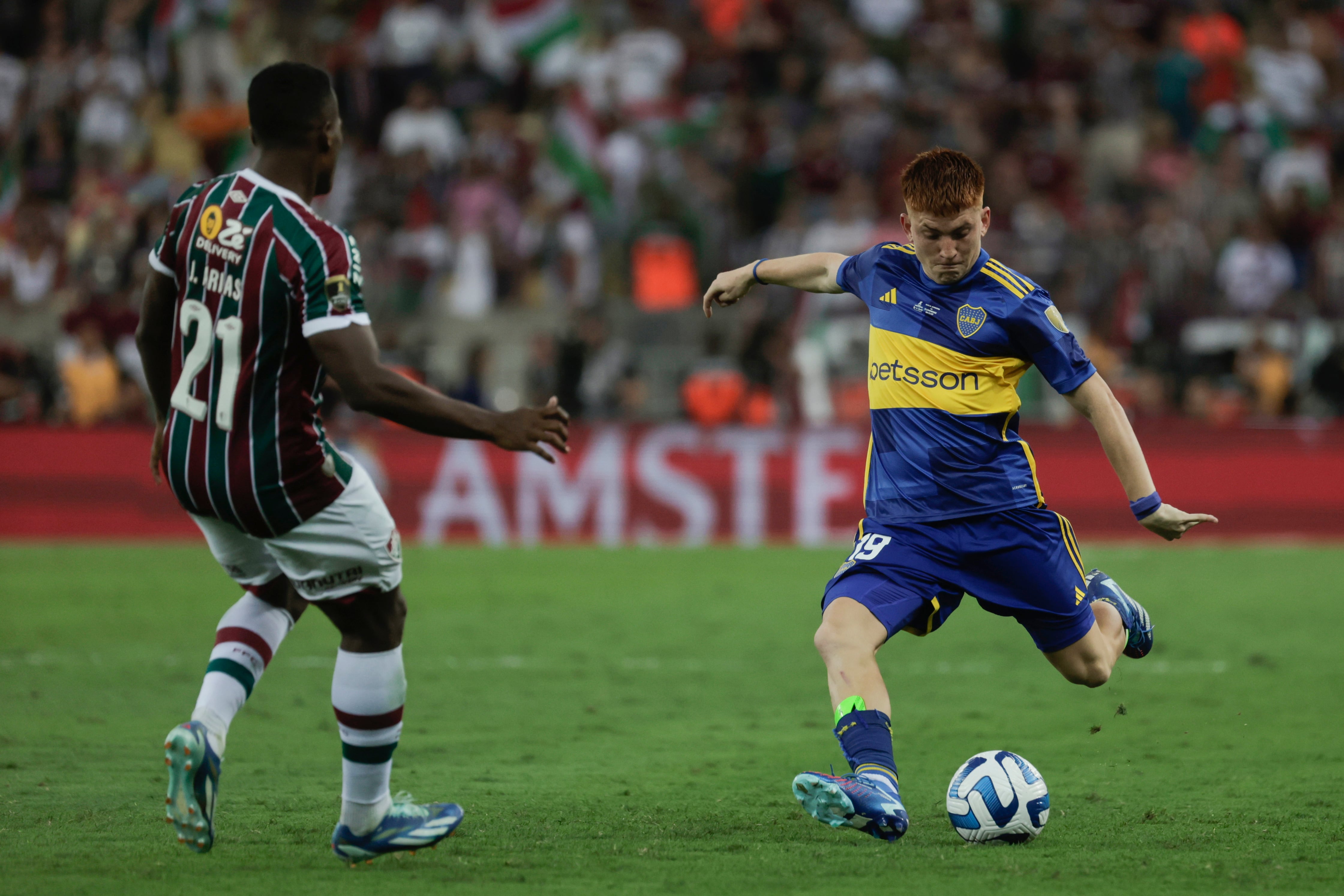 Barco estuvo a un paso de ganar la Copa Libertadores con Boca, pero el elenco argentino perdió la final con Fluminense (Foto EFE/ Antonio Lacerda)