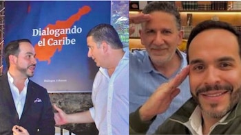 Gossaín Rognini y Abelardo de la Espriella son cercanos y han sido socios en el pasado - crédito @JCGossain/X
