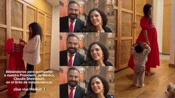 Luisa María Alcalde comparte privado momento previo al Grito de Independencia de Claudia Sheinbaum