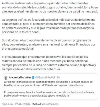 El presidente Gustavo Petro destacó baja en mortalidad infantil y crecimiento de ingresos en mujeres pobres - crédito @petrogustavo/X