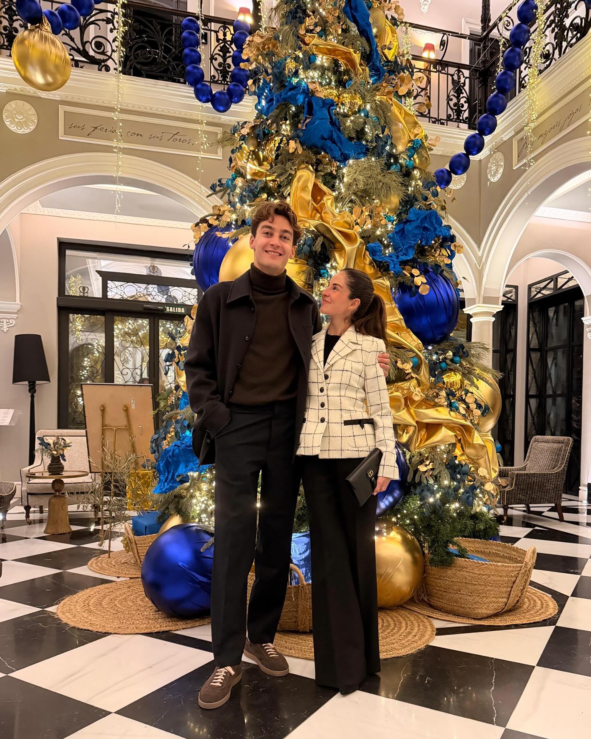 La Navidad de George Russell (Instagram)