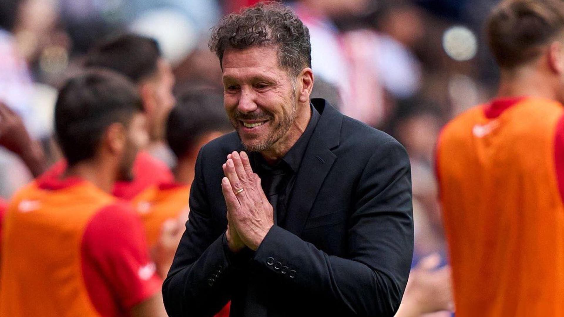 Simeone rompió en llanto tras el gol de Julián Álvarez