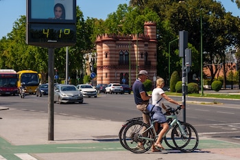 Los termómetros de Sevilla marcan 41 grados.
