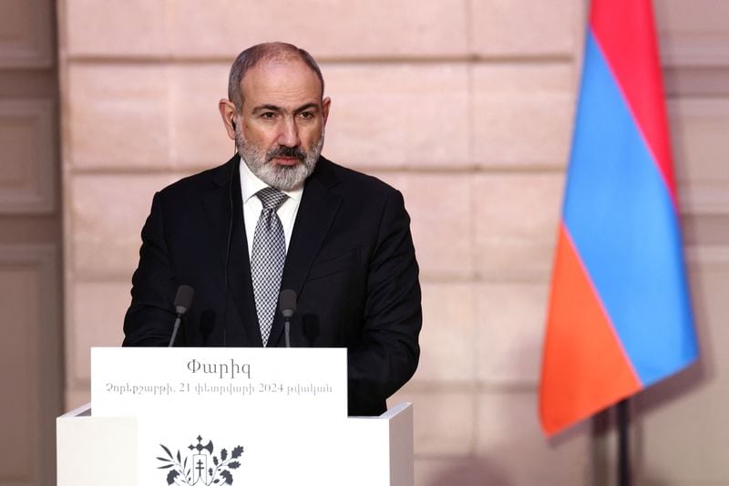 El primer ministro Nikol Pashinian se perfila como el favorito para las elecciones de este domingo en Armenia (REUTERS/Stephanie Lecocq)