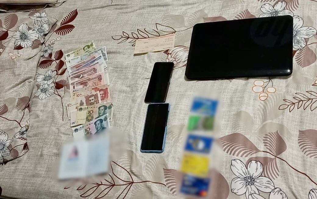 Algunos de los elementos requisados. (Fiscalía General)