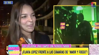Flavia López tras las críticas de Rosángela Espinoza: “No busco una relación, pero no me cierro”. Captura: Amor y Fuego.