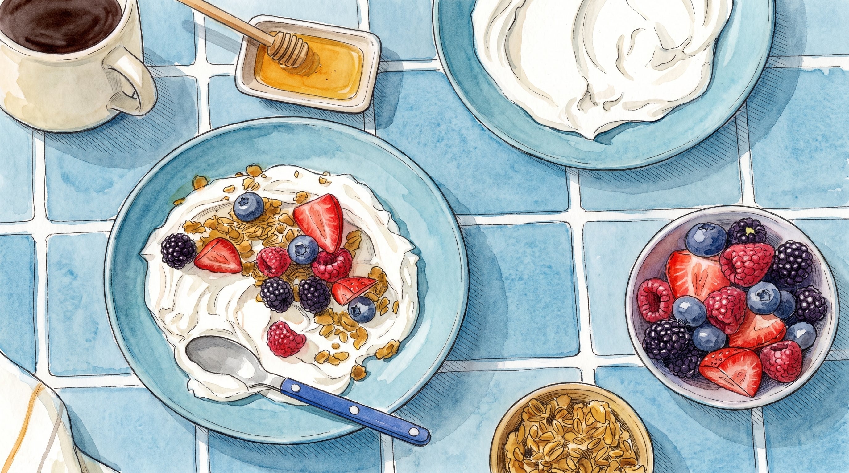 Yogur griego: el nuevo básico de la heladera que combina proteína, fermentos y cocina rápida